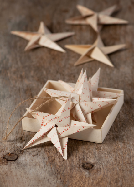 Image for event: Origami Book Page Star
