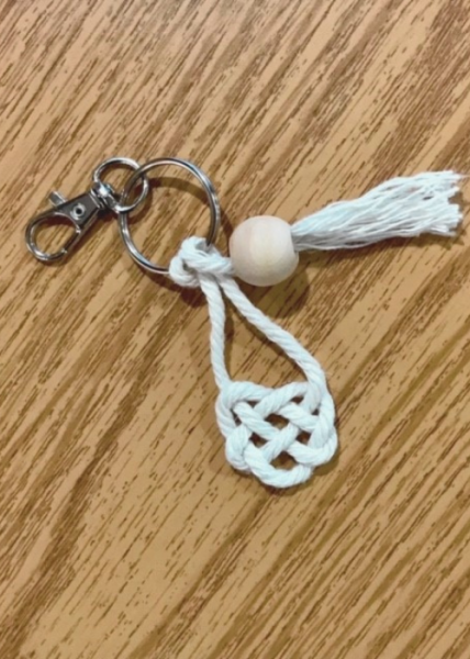 Image for event: Celtic Knotwork Heart Keychain